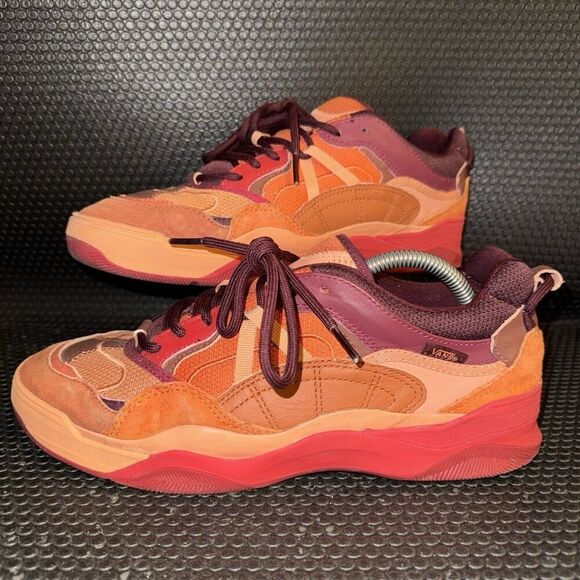 Vans Varix WC  Red/Orange/Brown Skating Athletic Shoes Sneakers Men’s Size 10 - Picture 1 of 8